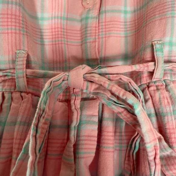 Emily West Girls Pink/Mint Green Sleeveless Dress Size 8 SOME FLAWS - Picture 6 of 6